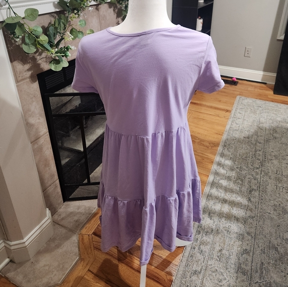 Shein Purple Ruffle Dress - Picture 2 of 2